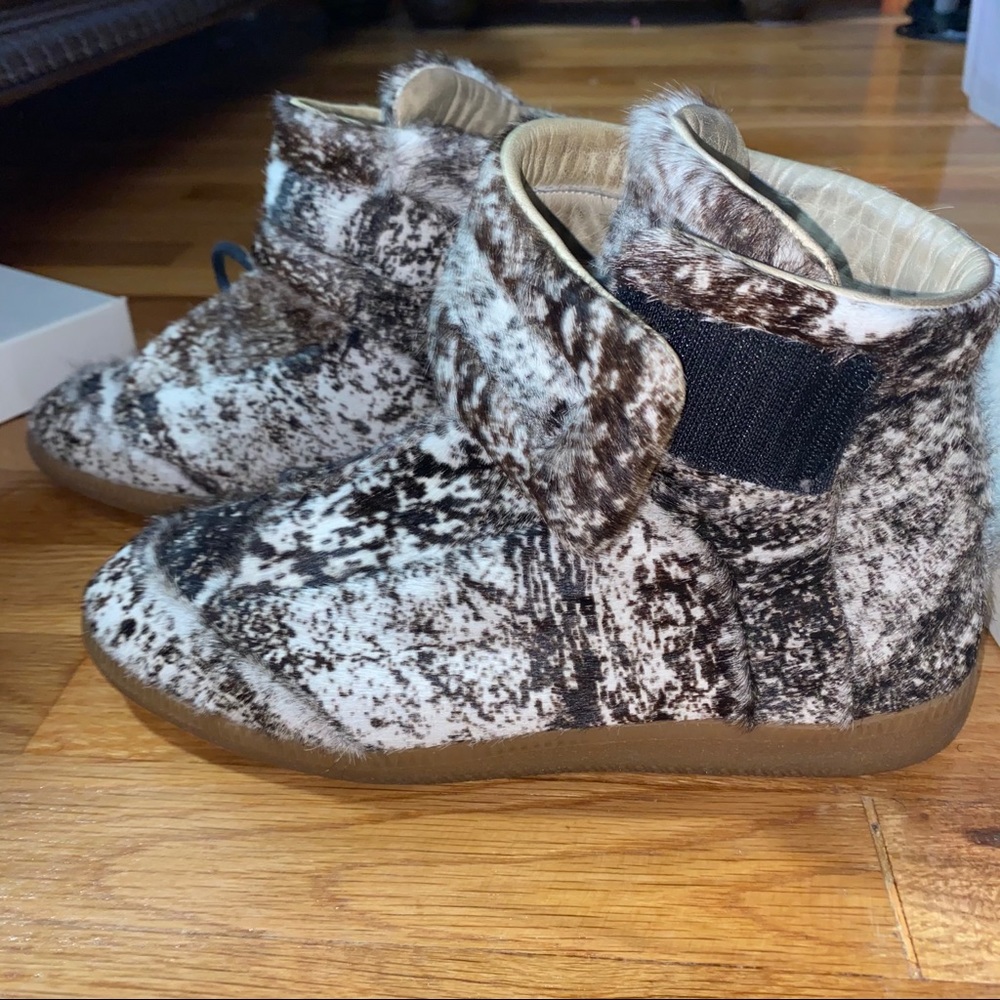 maison margiela future sneaker (real fur)